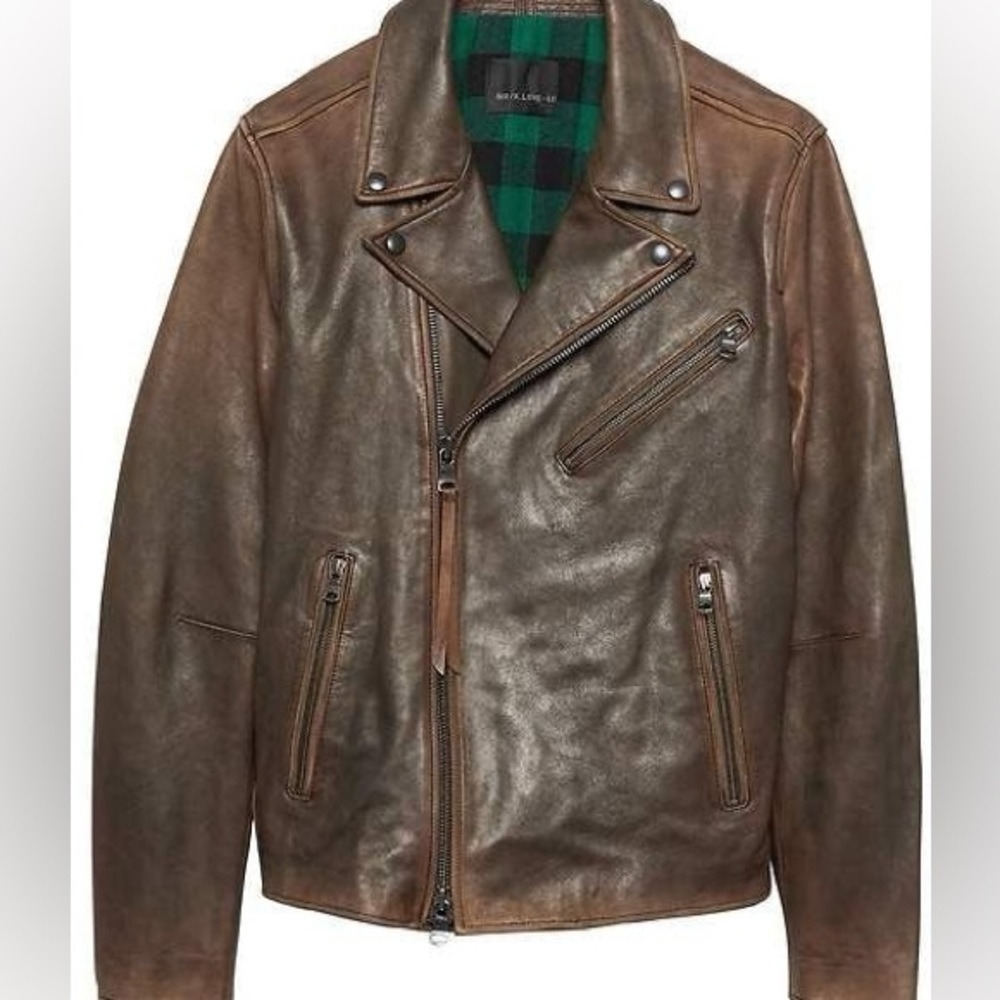 Banana Republic x Kevin Love Leather Jacket S